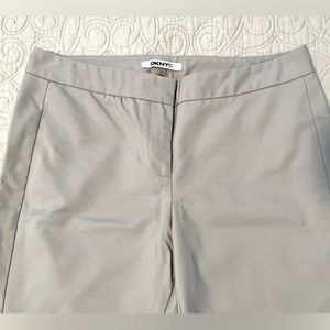 DKNY Women's Gray Shimmer Straight Leg Pants Size 6